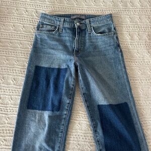 Blue Patchwork Joes Jeans
